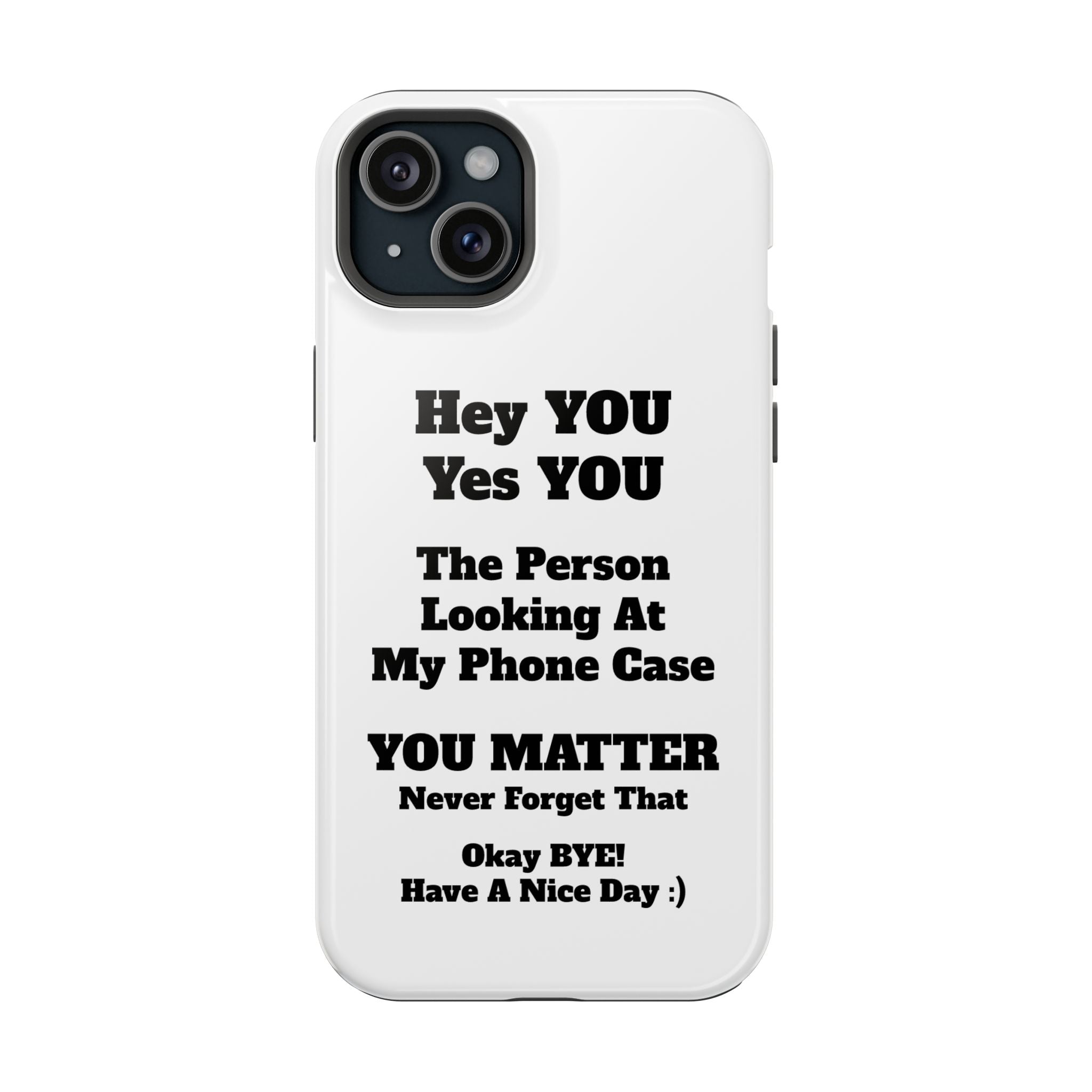 Affirmation iPhone Case — 'You Matter' Motivational Impact-Resistant Case - InspireWithPurpose