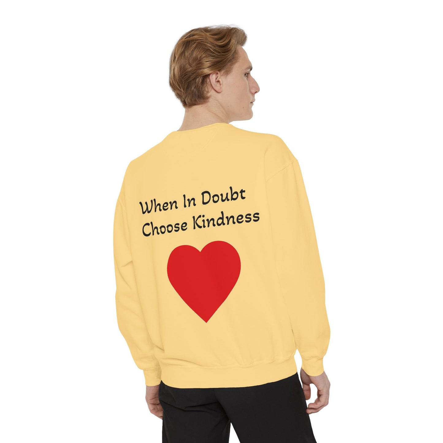 Be Kind Cozy Cotton Blend Sweatshirt – Relaxed & Thoughtful Fit - InspireWithPurpose