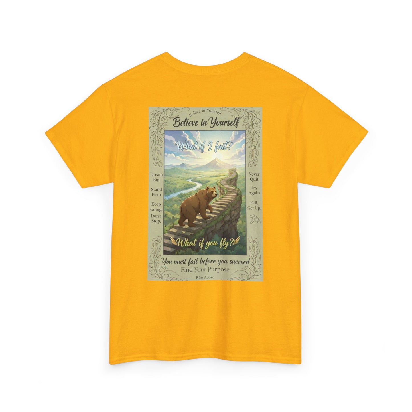 You Must Fail To Succeed Soft Comfy T-Shirt - InspireWithPurpose