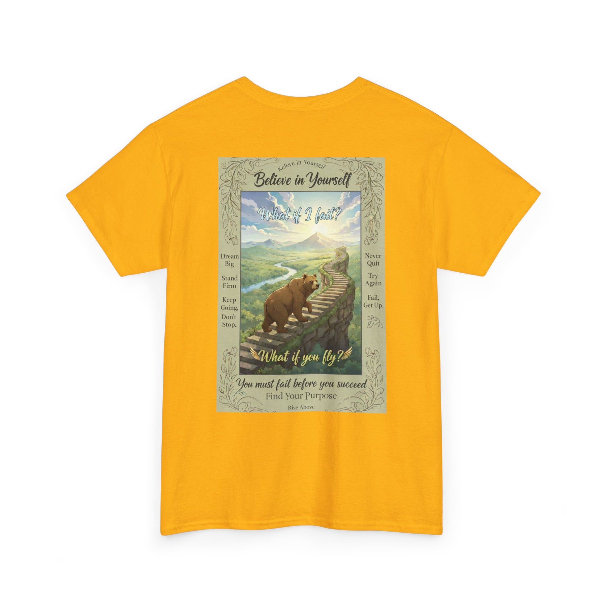 You Must Fail To Succeed Soft Comfy T-Shirt - InspireWithPurpose