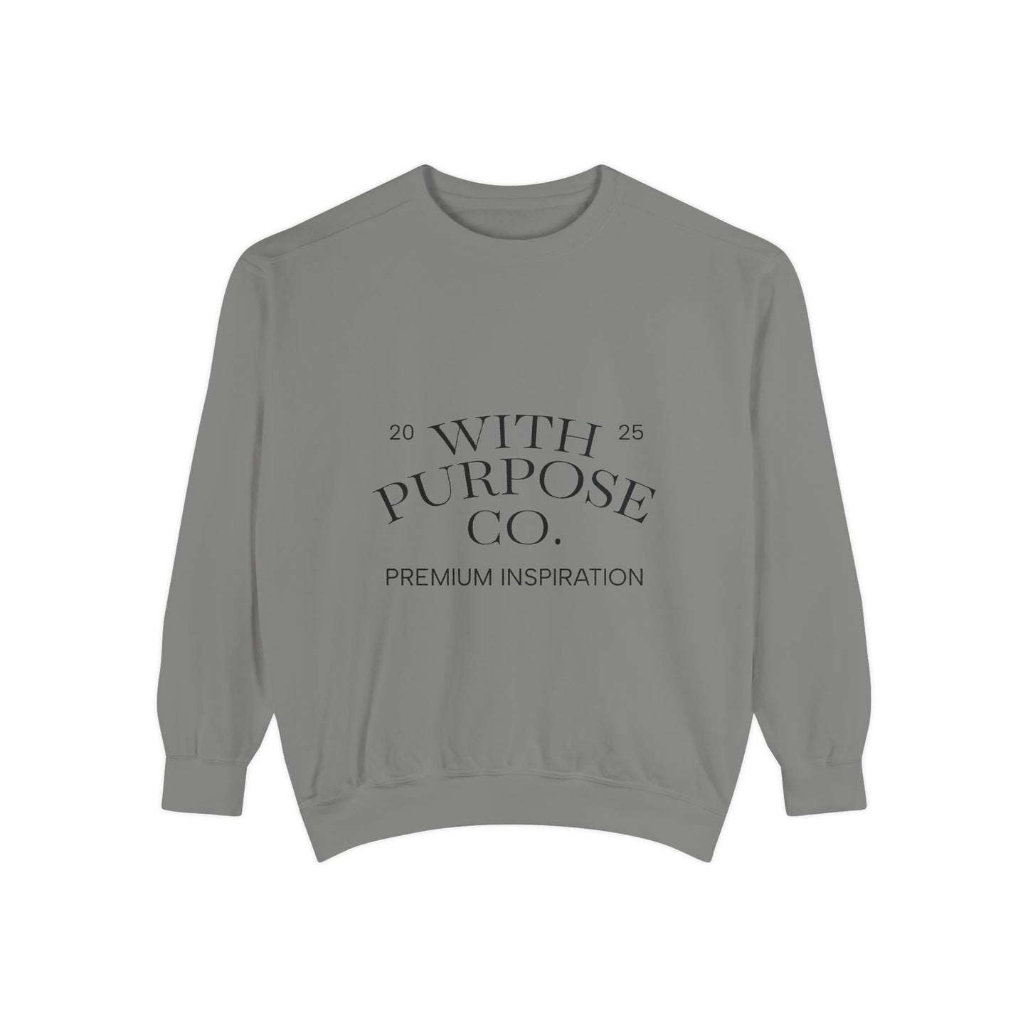 Embroidered Luxe Comfort Cotton-Blend Sweatshirt - InspireWithPurpose