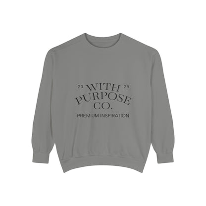 Embroidered Luxe Comfort Cotton-Blend Sweatshirt - InspireWithPurpose