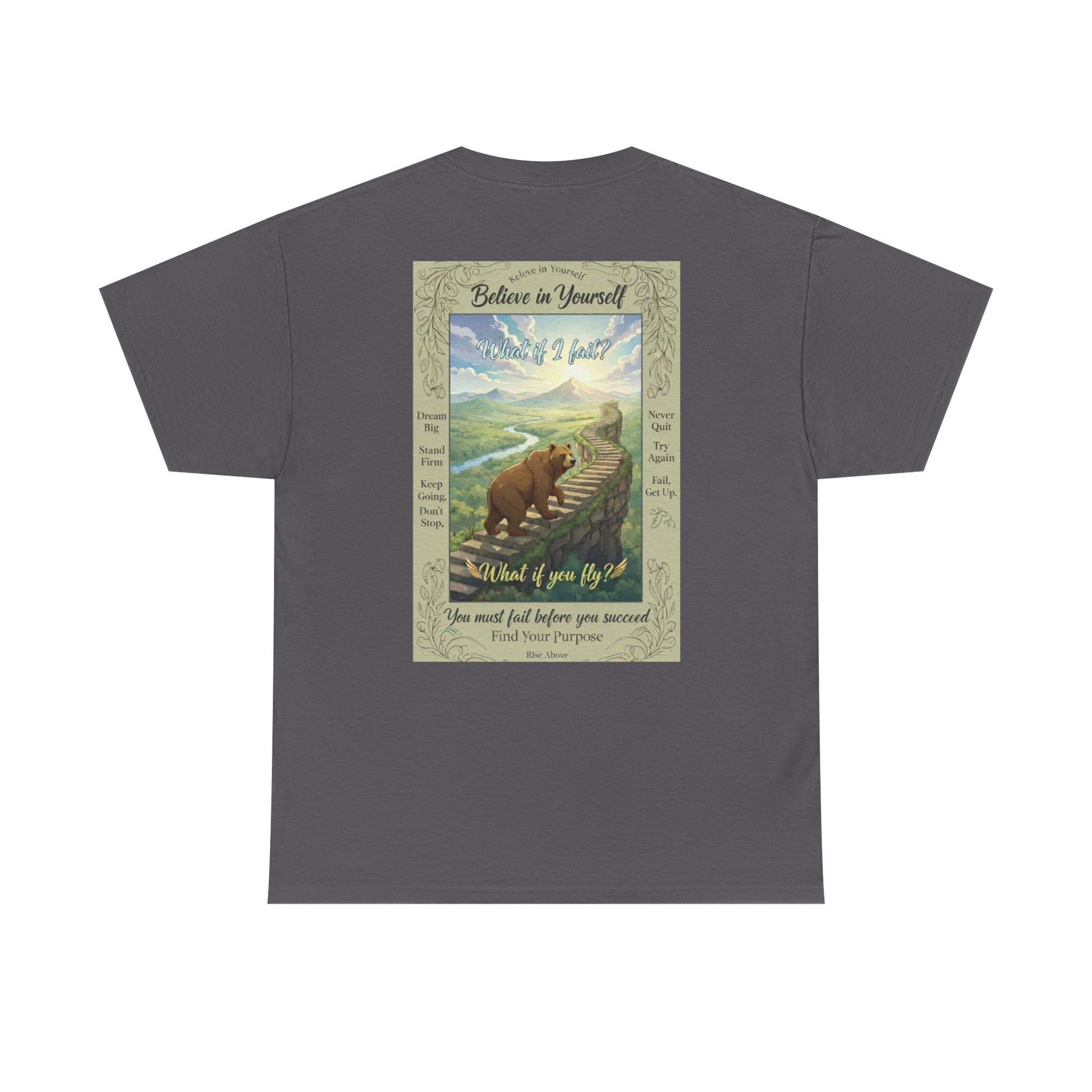 "What if I fail? What if You fly?" Soft Comfy T-Shirt