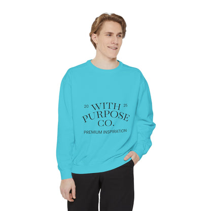 Cotton-Blend Sweatshirt- "Choose Positivity Instead of Negativity"