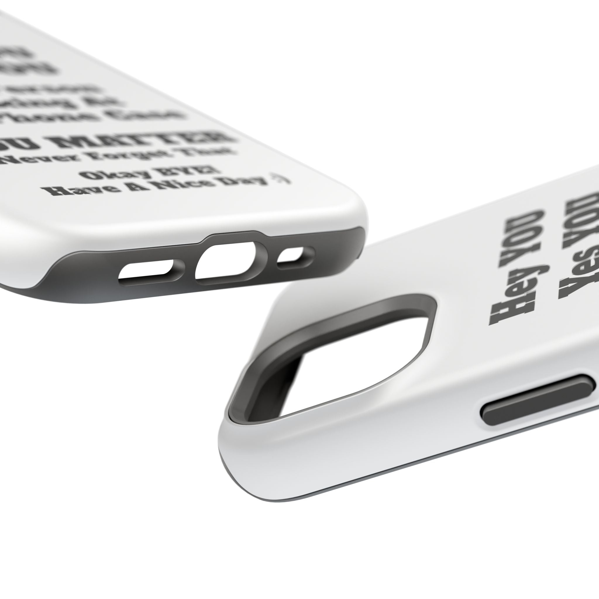 Affirmation iPhone Case — 'You Matter' Motivational Impact-Resistant Case