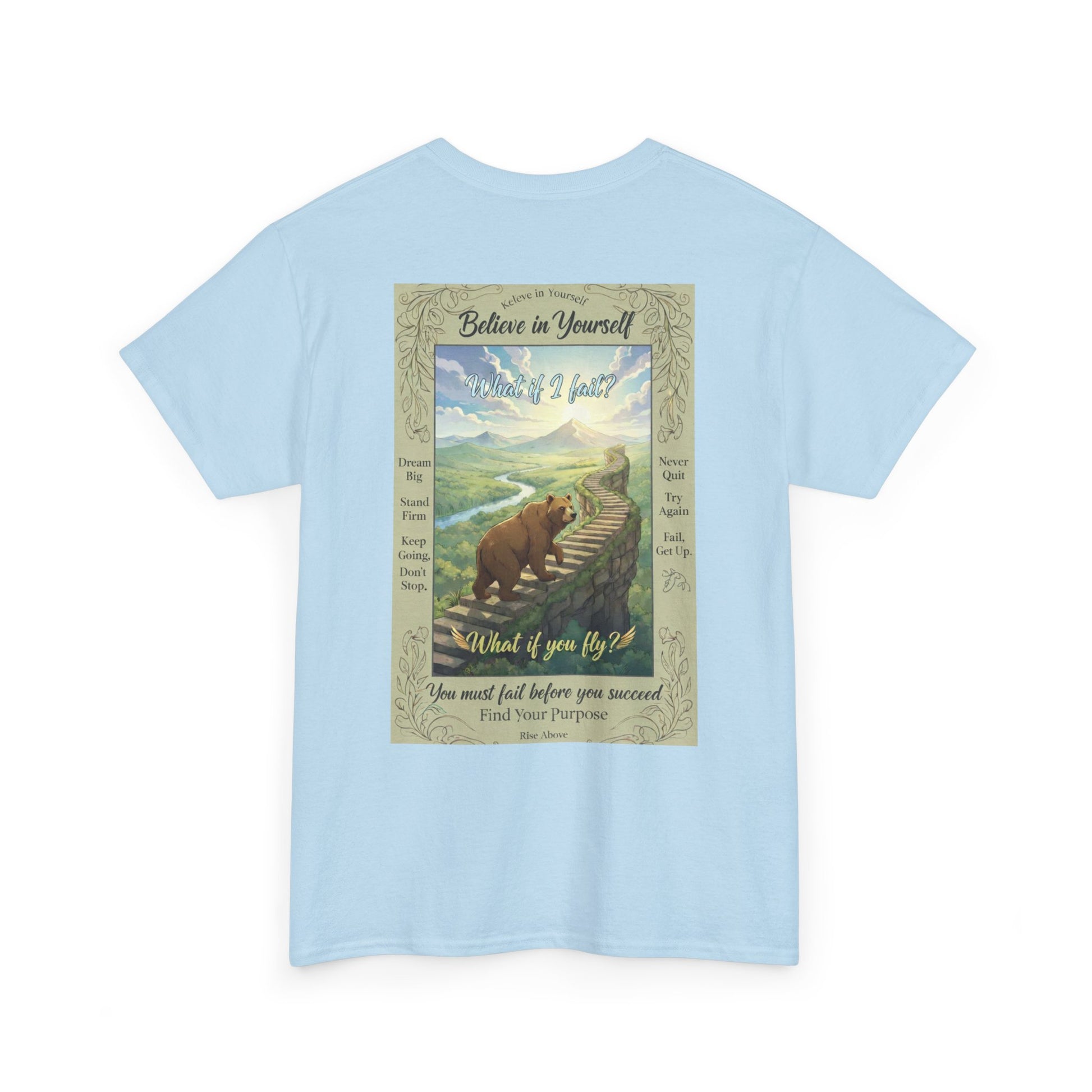 "What if I fail? What if You fly?" Soft Comfy T-Shirt