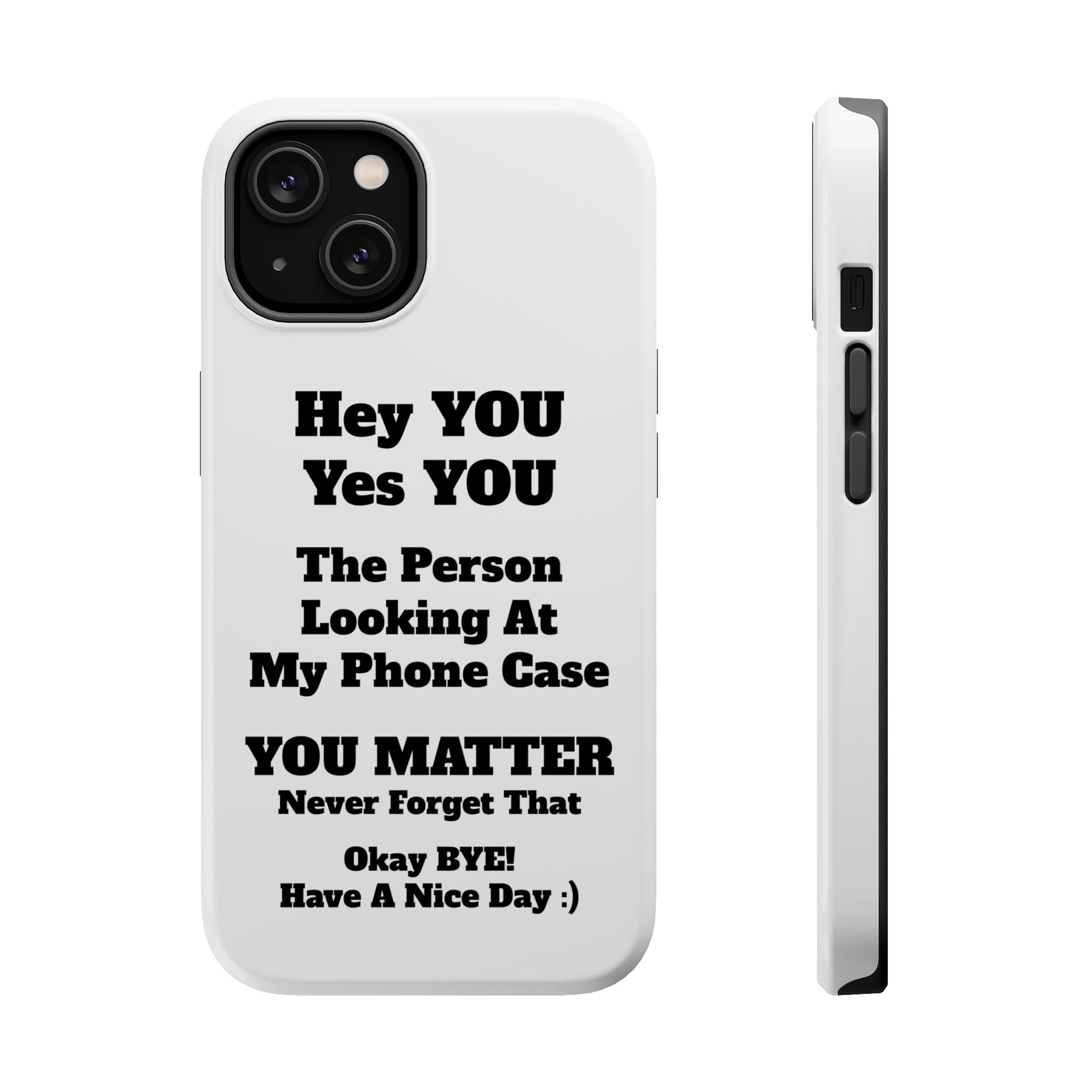 Affirmation iPhone Case — 'You Matter' Motivational Impact-Resistant Case - InspireWithPurpose