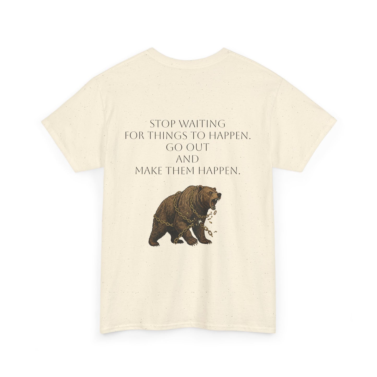 Purposeful Adventure Bear Tee - Vintage Inspired Cotton Comfort - InspireWithPurpose