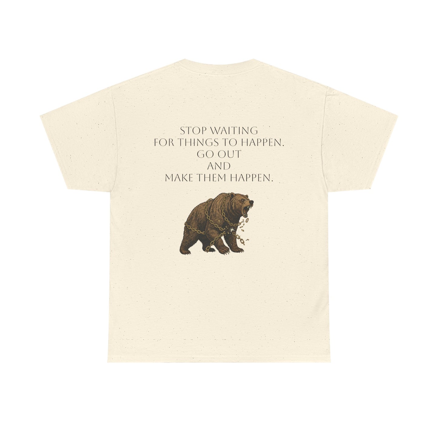 Purposeful Adventure Bear Tee - Vintage Inspired Cotton Comfort - InspireWithPurpose