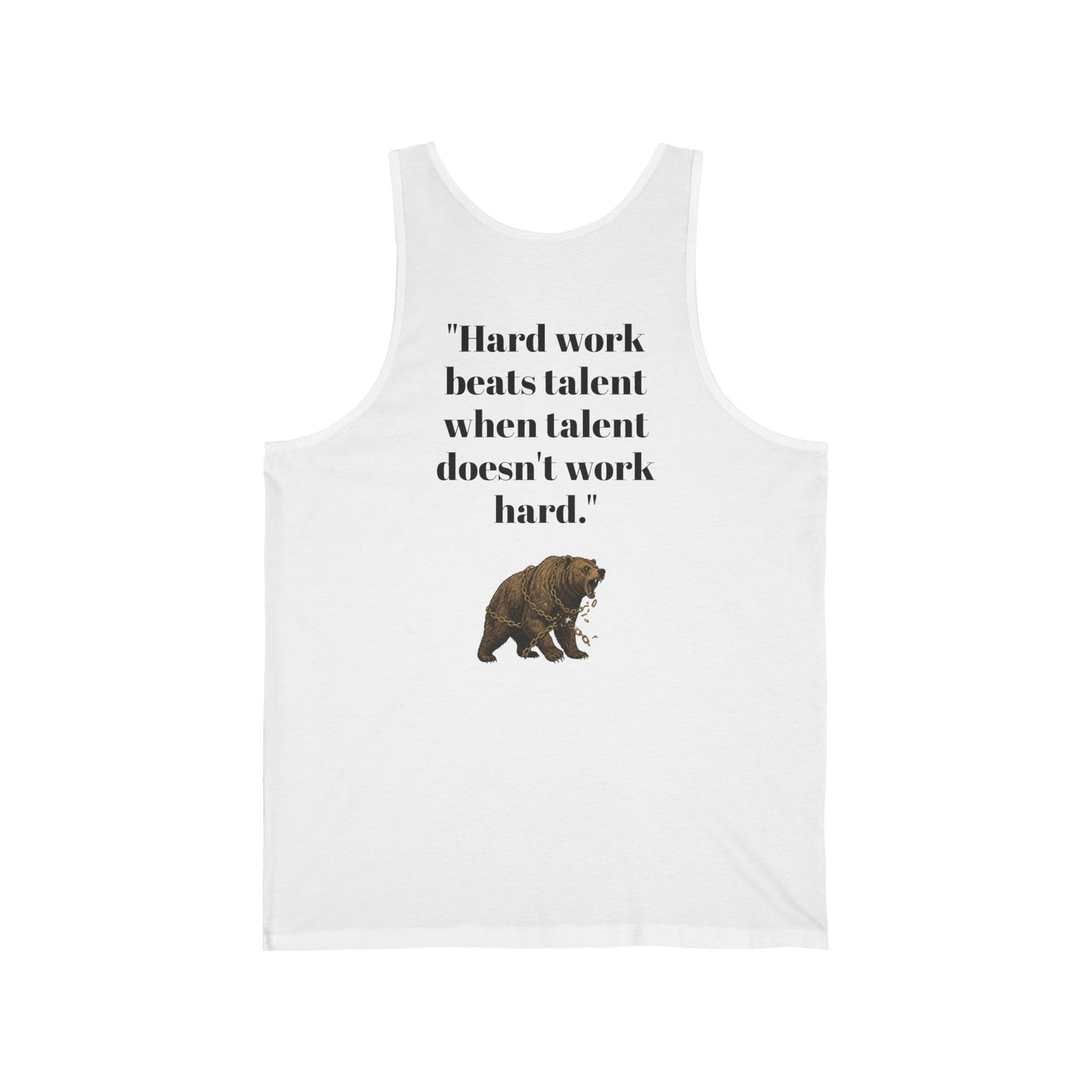 Determined Spirit Cotton Tank: Breathe, Run, Conquer - InspireWithPurpose