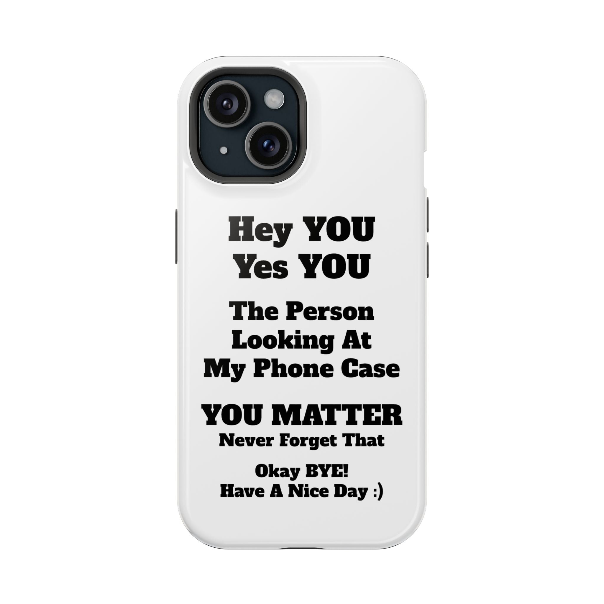 Affirmation iPhone Case — 'You Matter' Motivational Impact-Resistant Case - InspireWithPurpose