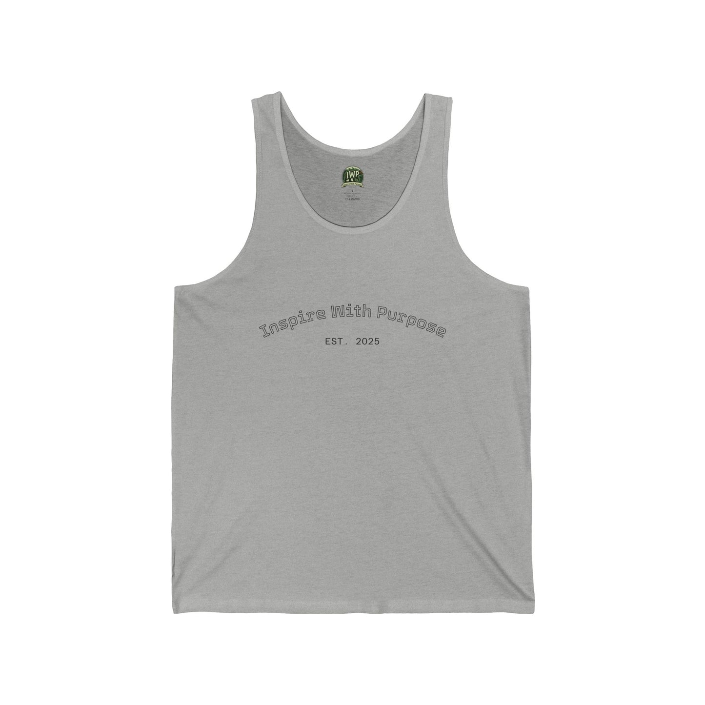 Determined Spirit Cotton Tank: Breathe, Run, Conquer - InspireWithPurpose