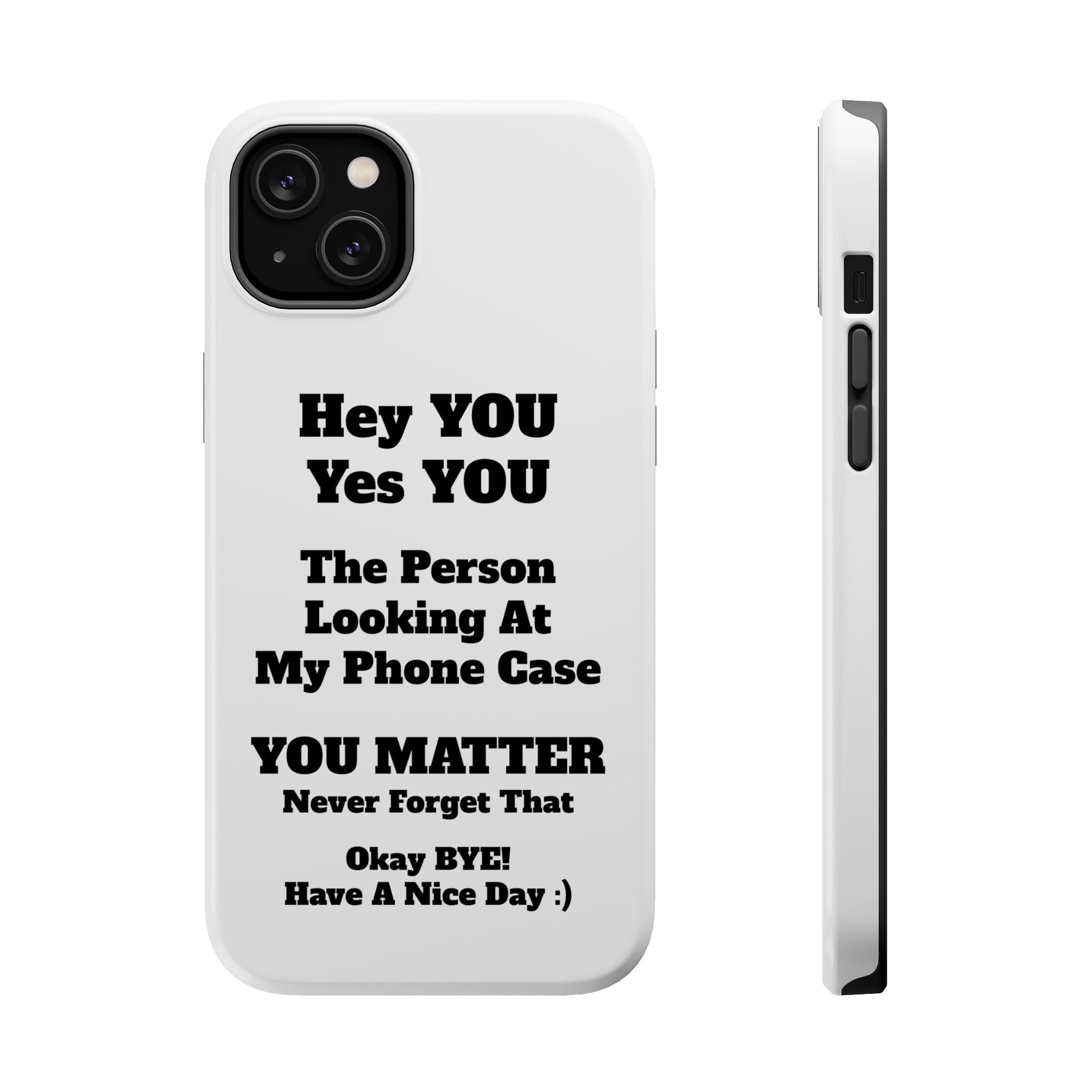 Affirmation iPhone Case — 'You Matter' Motivational Impact-Resistant Case - InspireWithPurpose