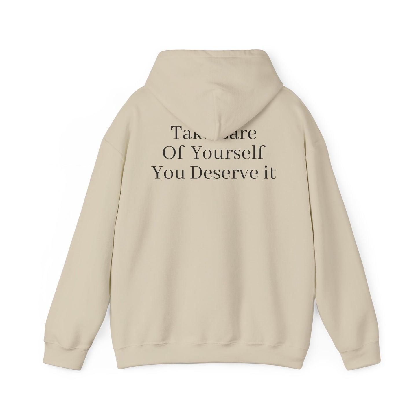 Serene Self-Care Hoodie: Cozy Cotton-Poly Comfort - InspireWithPurpose