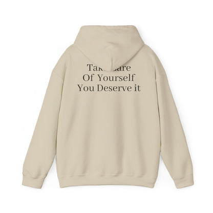 Serene Self-Care Hoodie: Cozy Cotton-Poly Comfort - InspireWithPurpose
