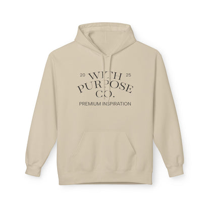 Kindness Comfort Classic: Eco-Friendly Midweight Fleece Hoodie - InspireWithPurpose