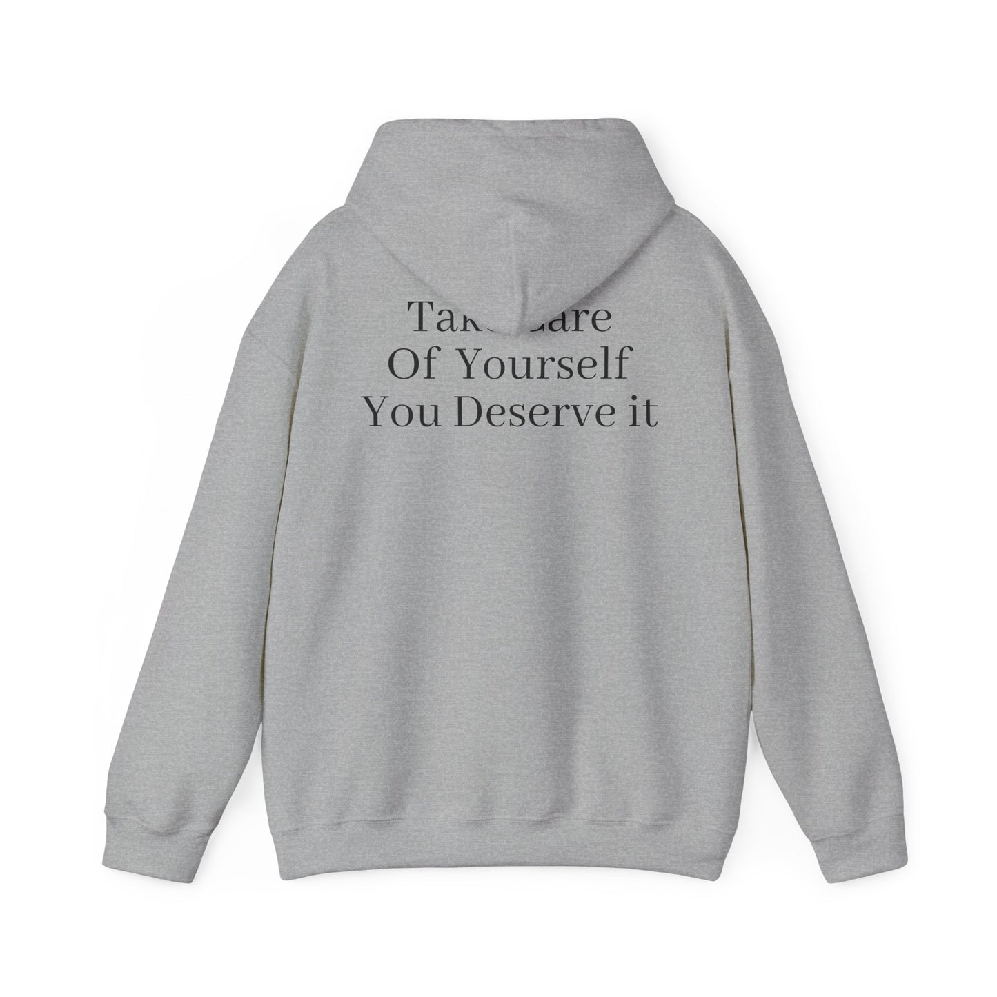 Serene Self-Care Hoodie: Cozy Cotton-Poly Comfort - InspireWithPurpose