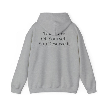 Serene Self-Care Hoodie: Cozy Cotton-Poly Comfort - InspireWithPurpose
