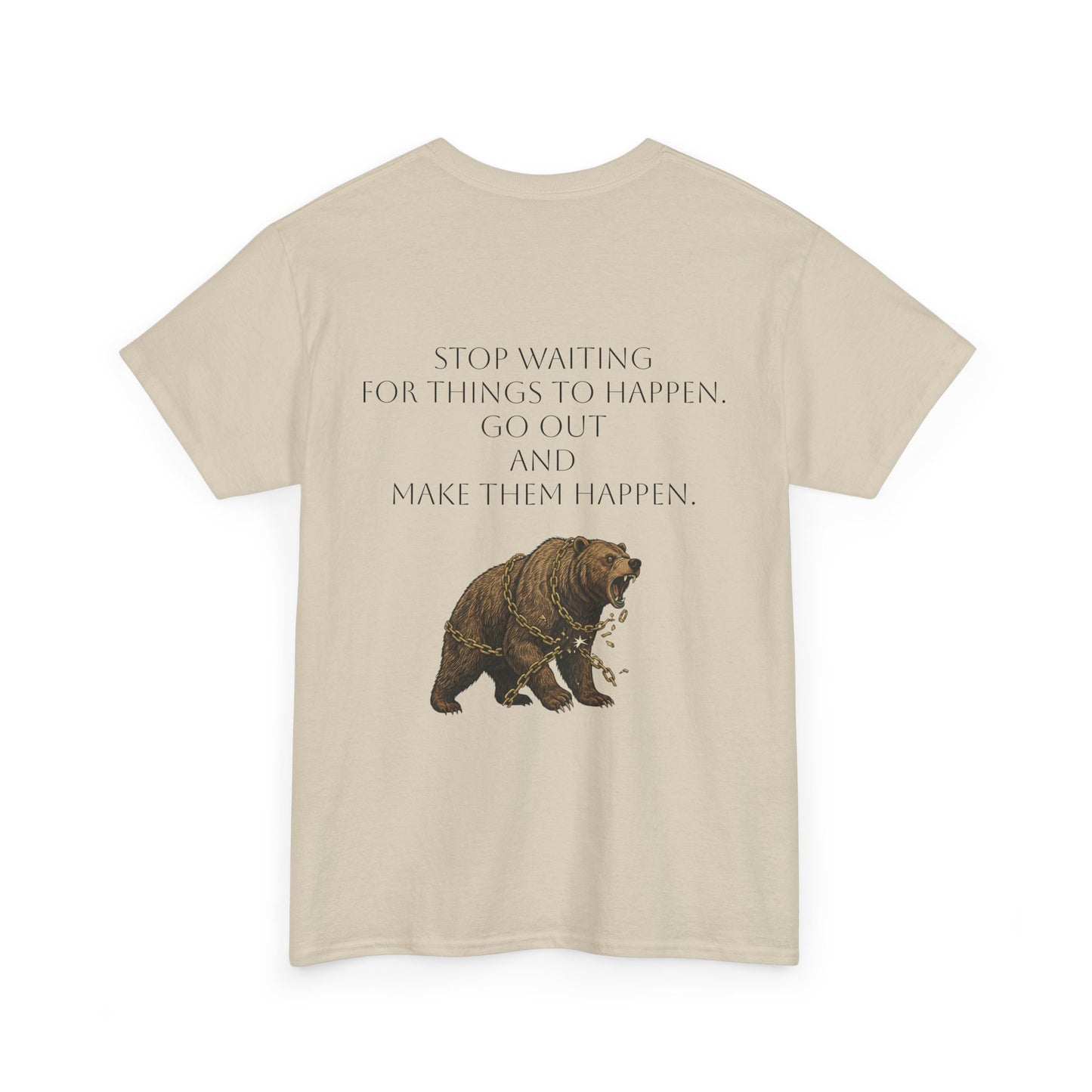 Purposeful Adventure Bear Tee - Vintage Inspired Cotton Comfort - InspireWithPurpose