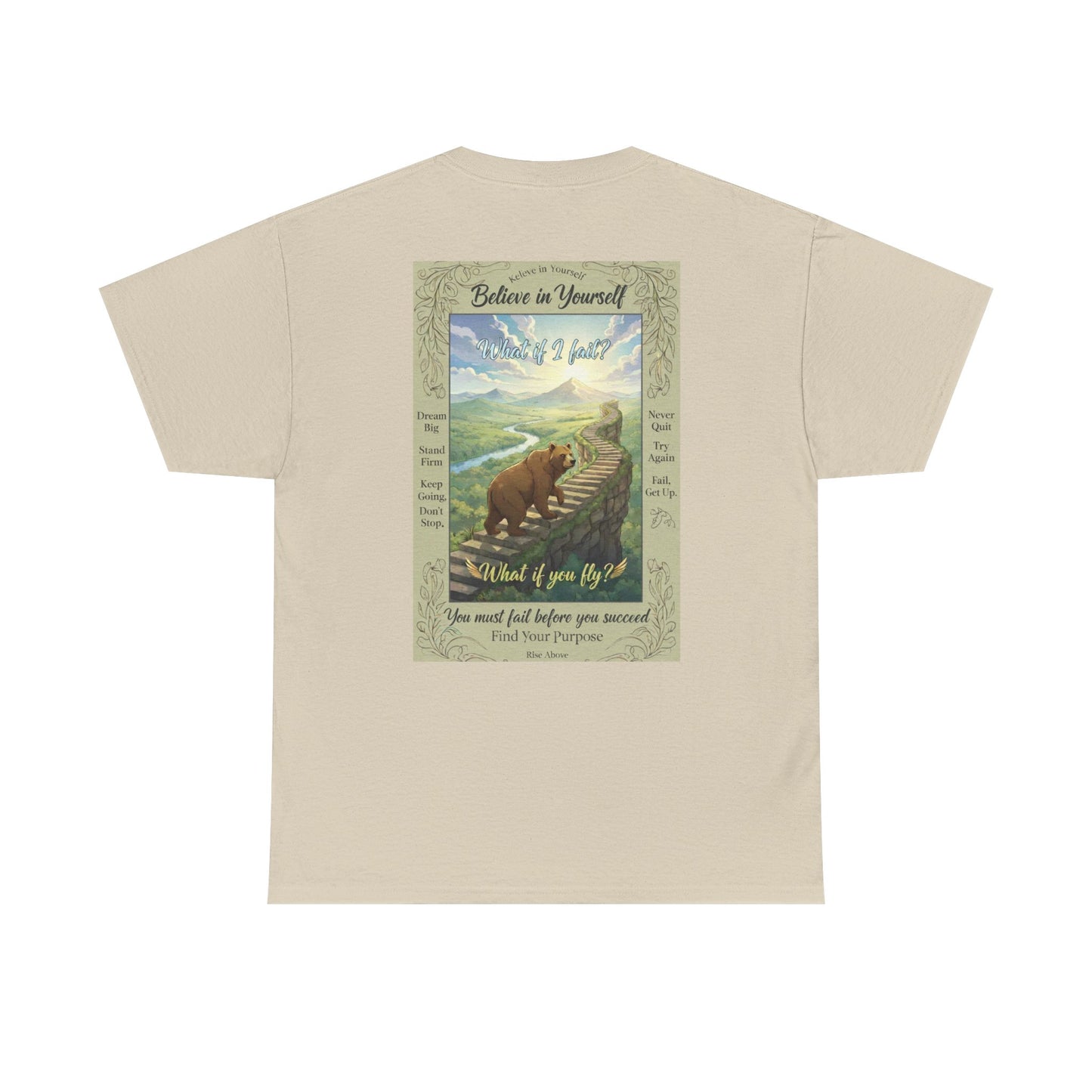 You Must Fail To Succeed Soft Comfy T-Shirt - InspireWithPurpose