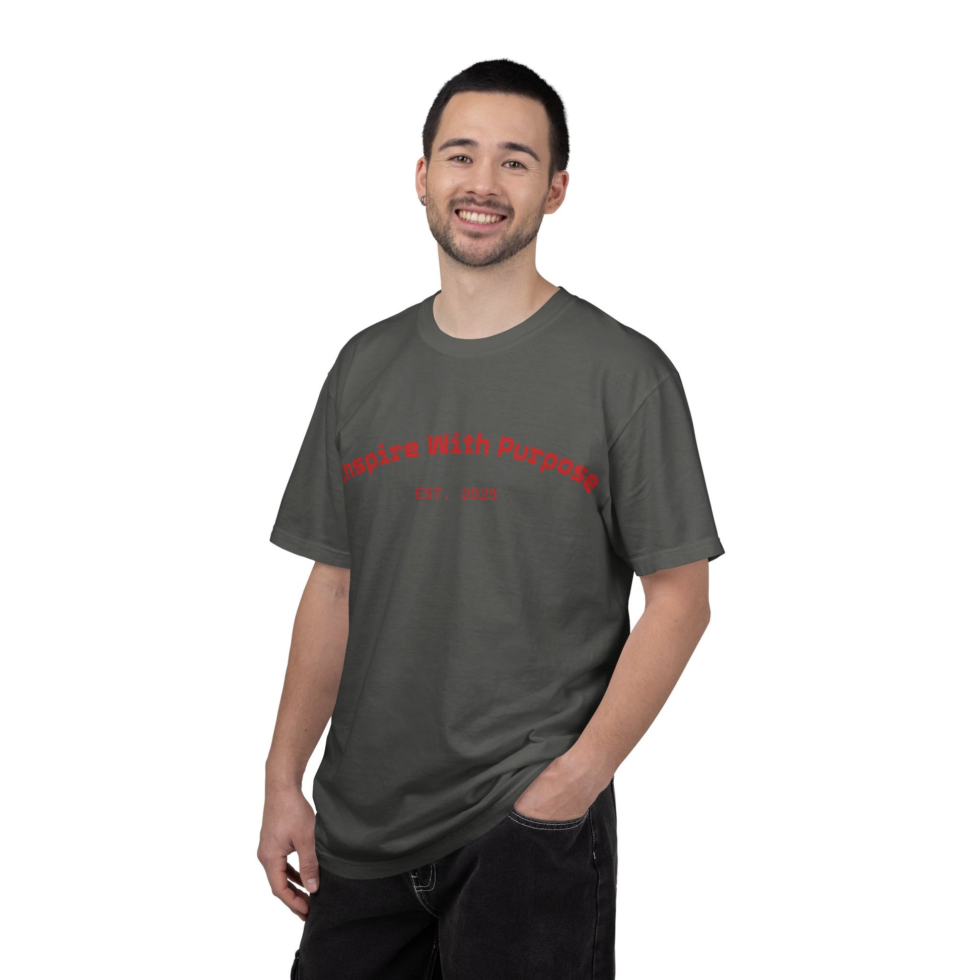 ComfyCotton Relaxed Fit Tee: 58 Colors, Durable & Soft - InspireWithPurpose