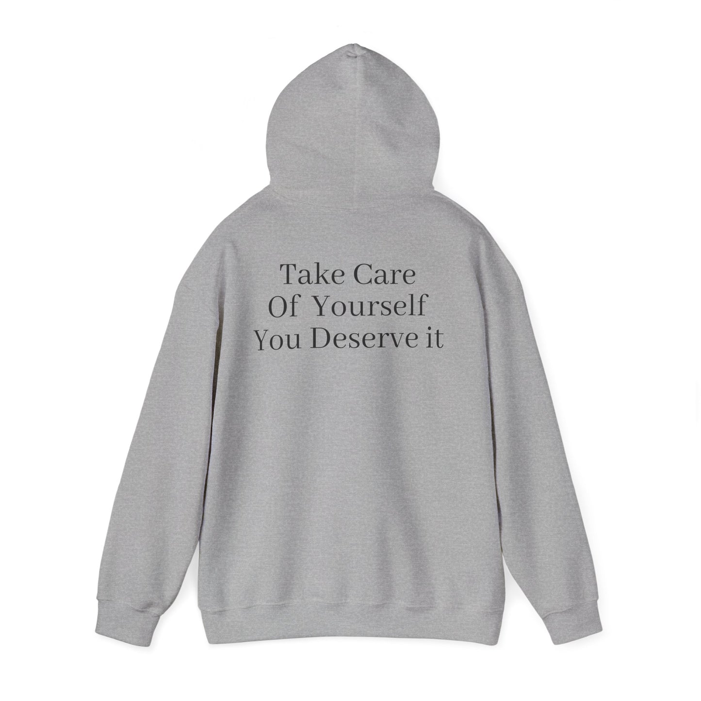 Serene Self-Care Hoodie: Cozy Cotton-Poly Comfort - InspireWithPurpose