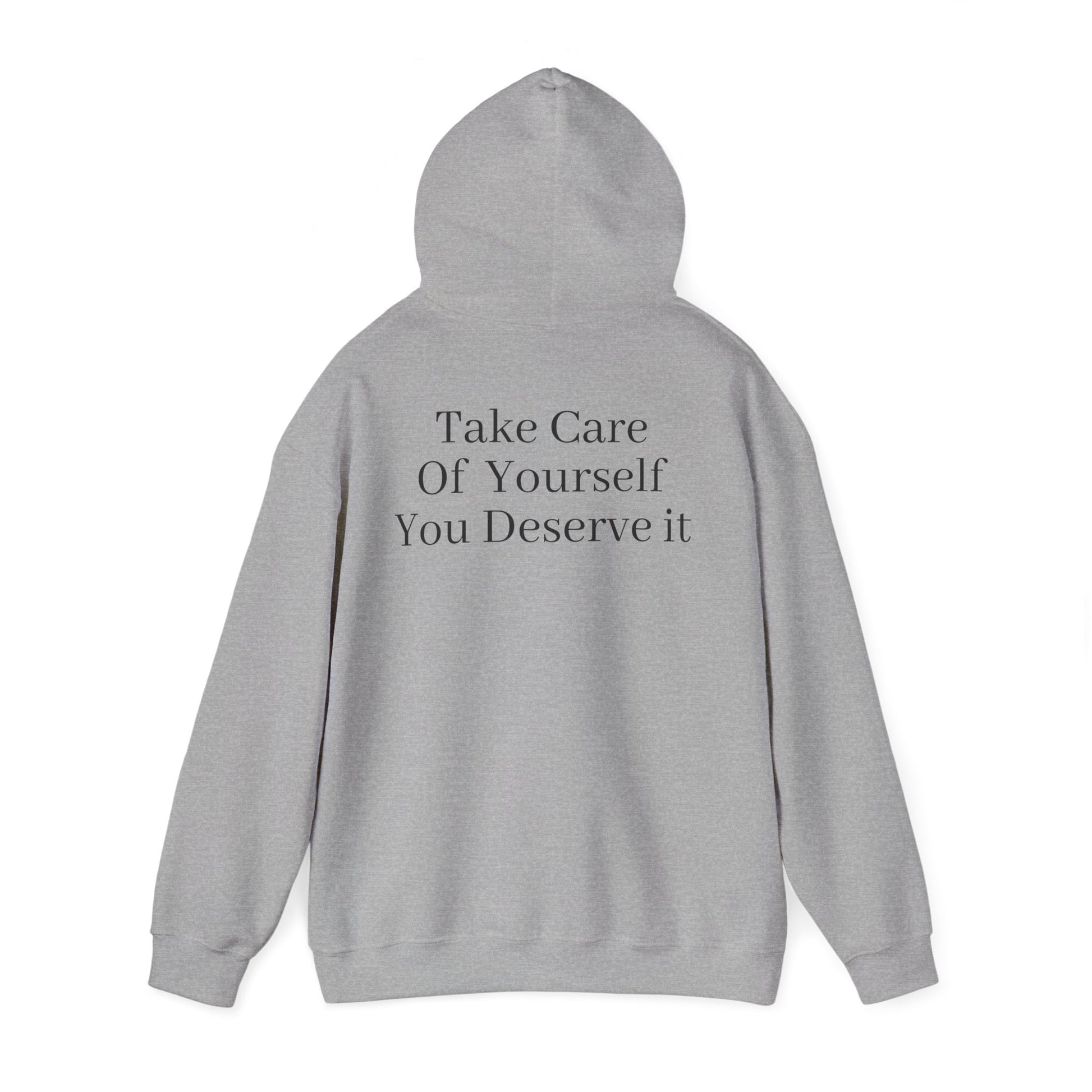 Serene Self-Care Hoodie: Cozy Cotton-Poly Comfort - InspireWithPurpose