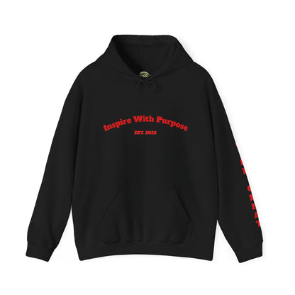 GREATNESS Heavyweight Motivational Hoodie with Engraved Mantra - InspireWithPurpose
