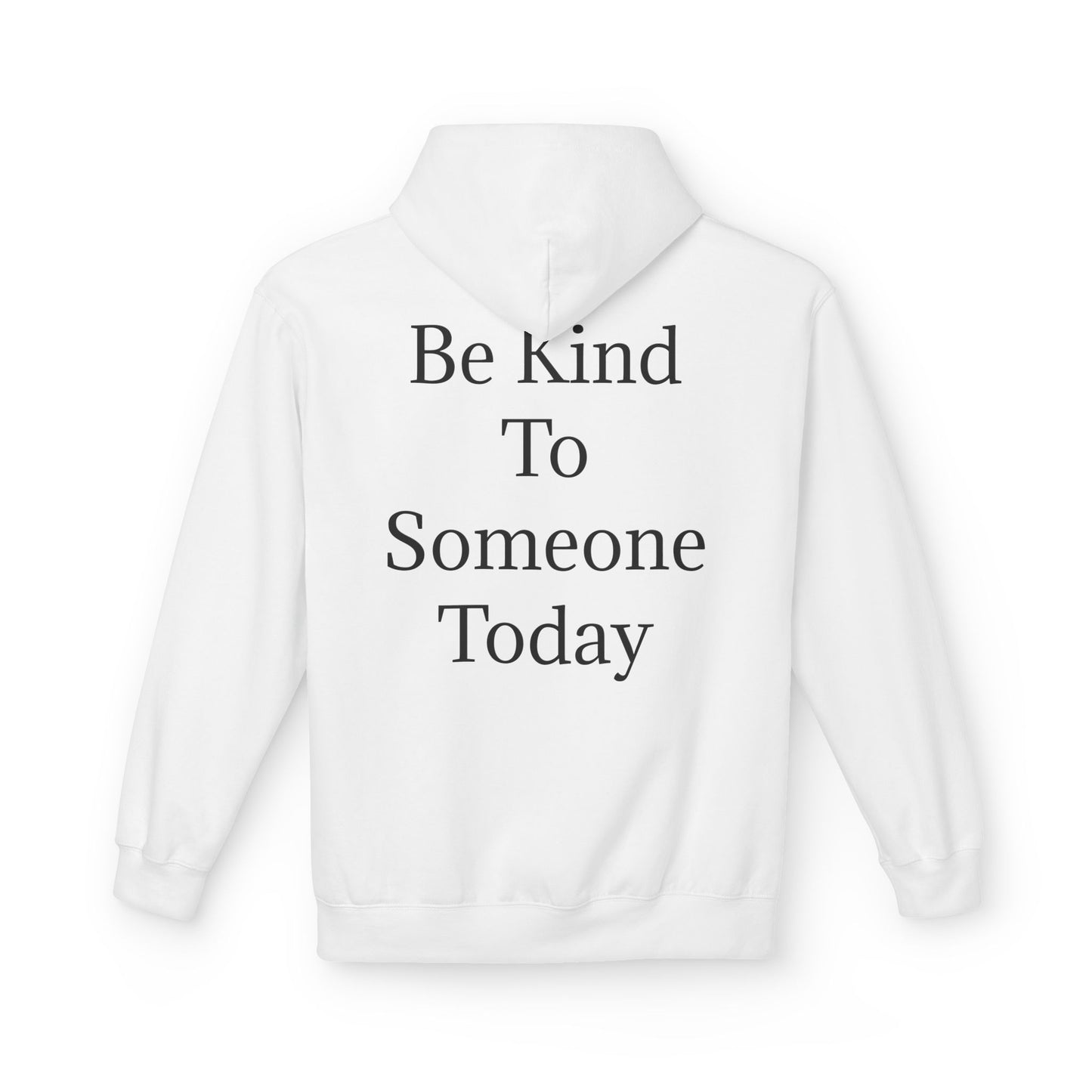 Kindness Comfort Classic: Eco-Friendly Midweight Fleece Hoodie - InspireWithPurpose
