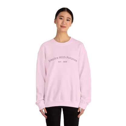 Crewneck Sweatshirt — “I Will Do It By Any Means Necessary” Motivational Back Print