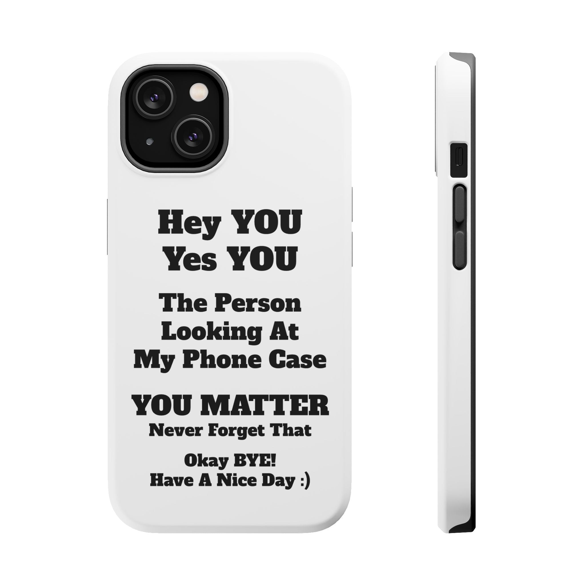 Affirmation iPhone Case — 'You Matter' Motivational Impact-Resistant Case - InspireWithPurpose